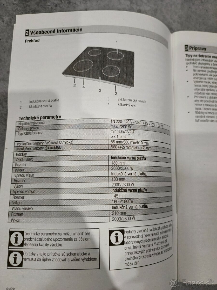 Indukčná varná doska Beko