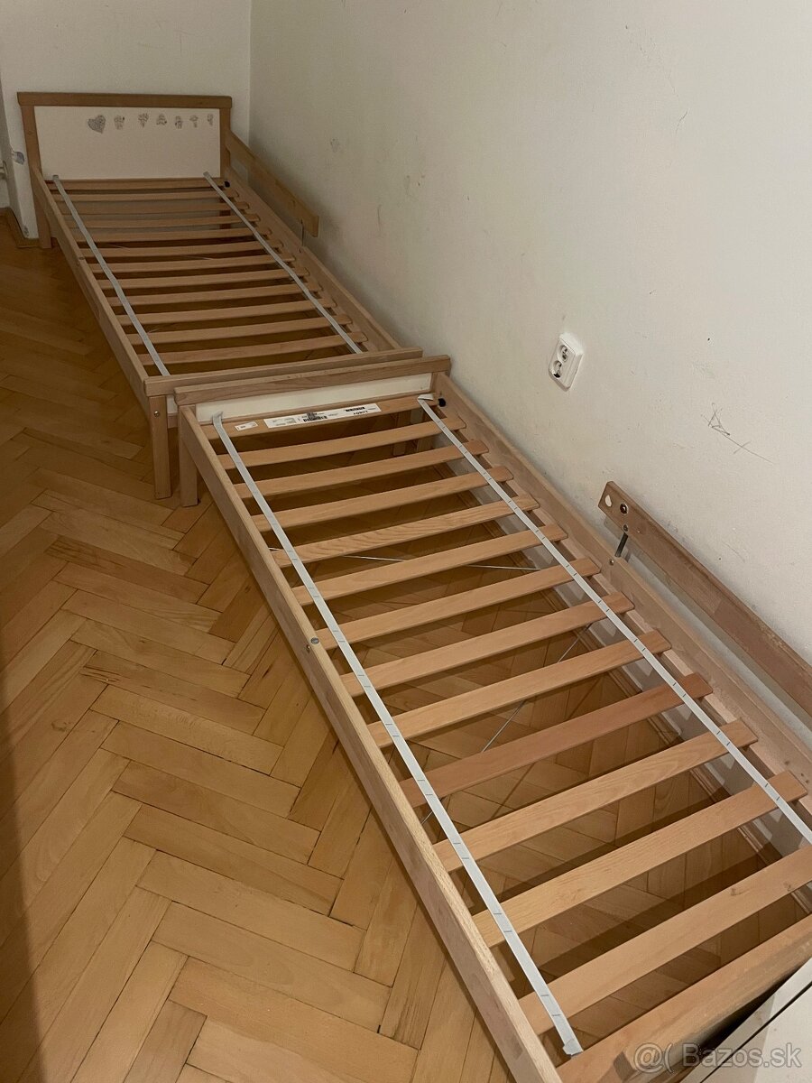 REZERVOVANE  Darujem za odvoz dve detské postele IKEA