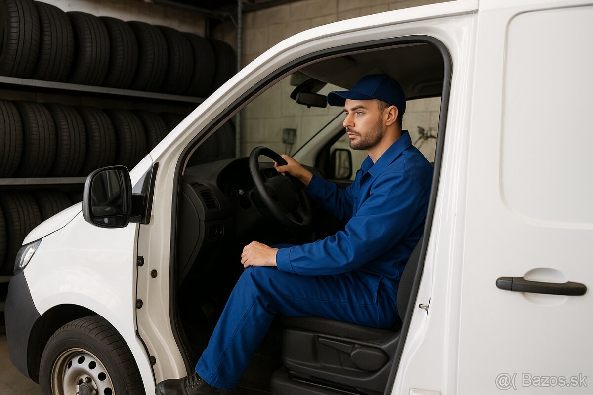 Pomoc pri realizácii VO C+E - Vodič dodávky MAN na pravideln