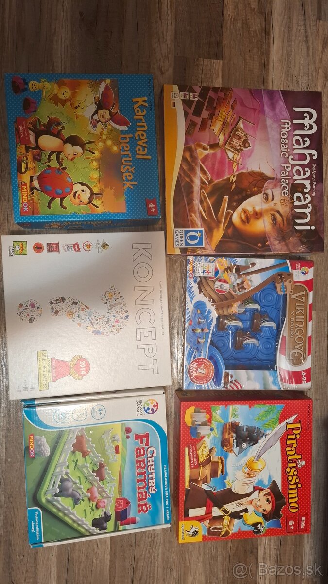 Predám spoločenské hry