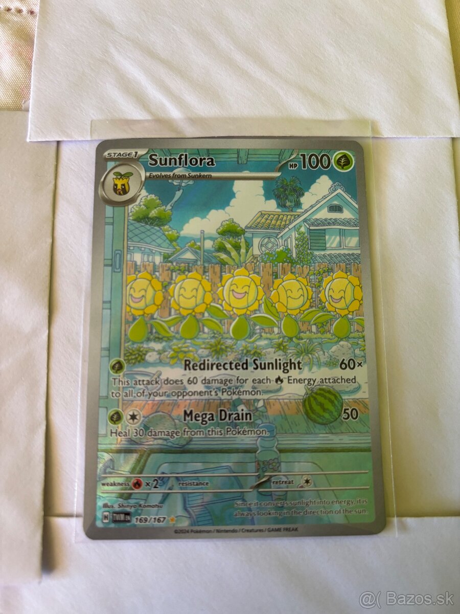 Pokemon karta Sunflora