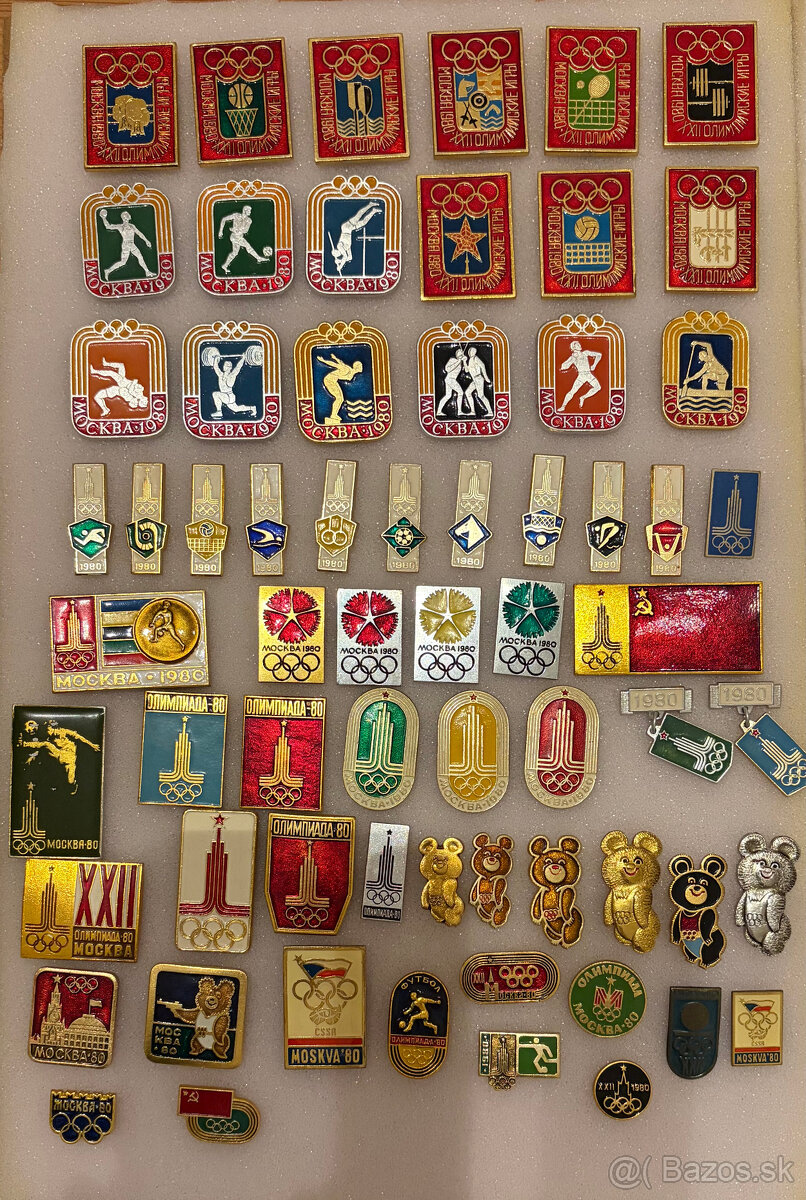 odznaky z Olympijských hier