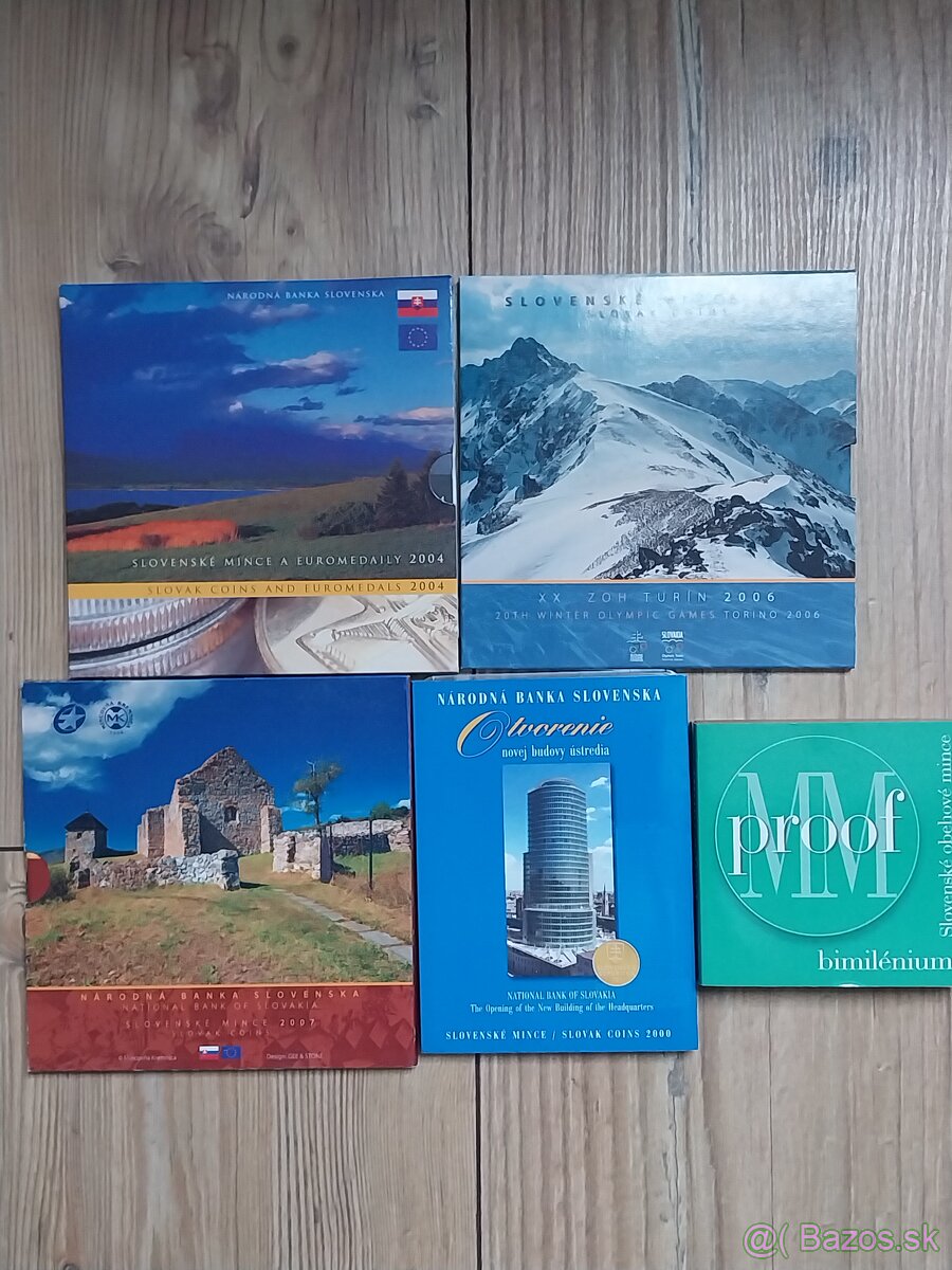 Mince Slovenske sady minci