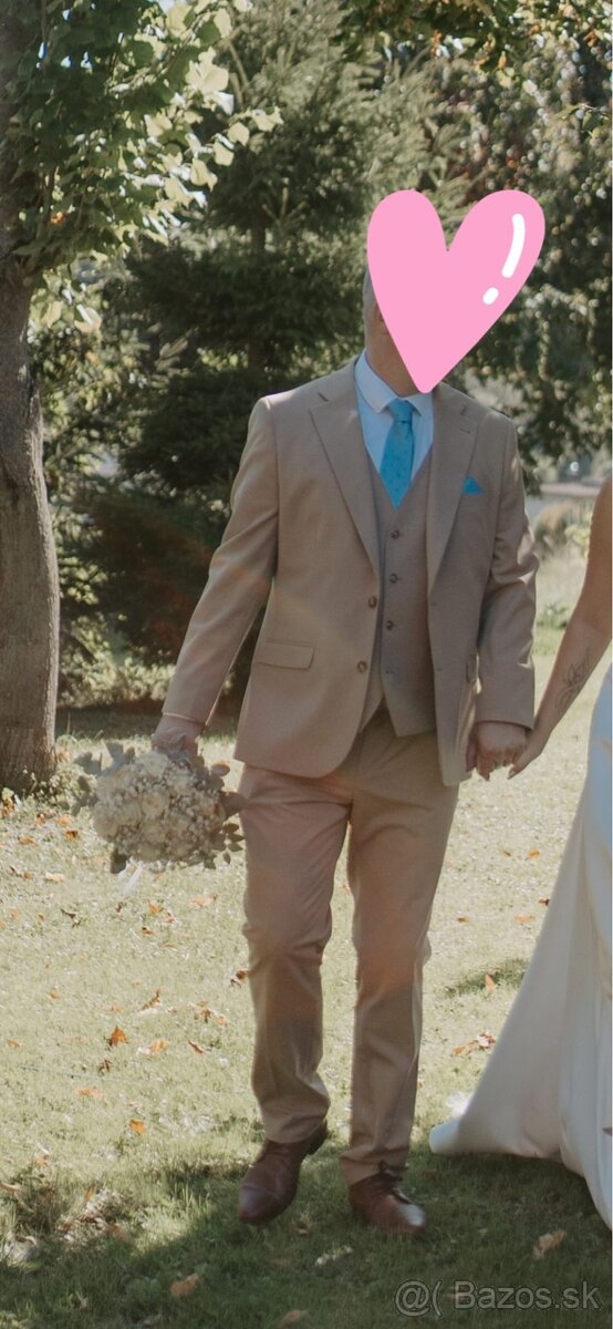 Predám pánsky svadobný oblek