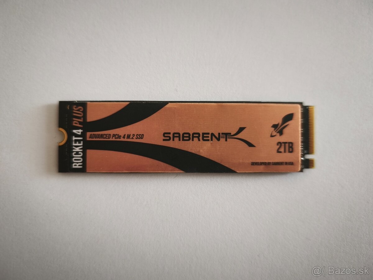 Sabrent Rocket 4 Plus 2TB, M.2 2280, NVMe (nepoužité)