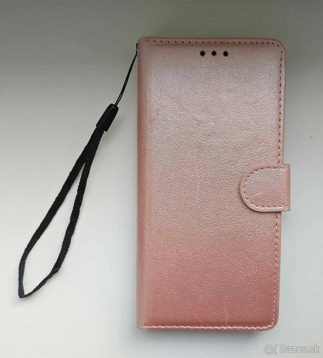 Ružový kryt/obal na Xiaomi redmi note 6 pro na zatváranie