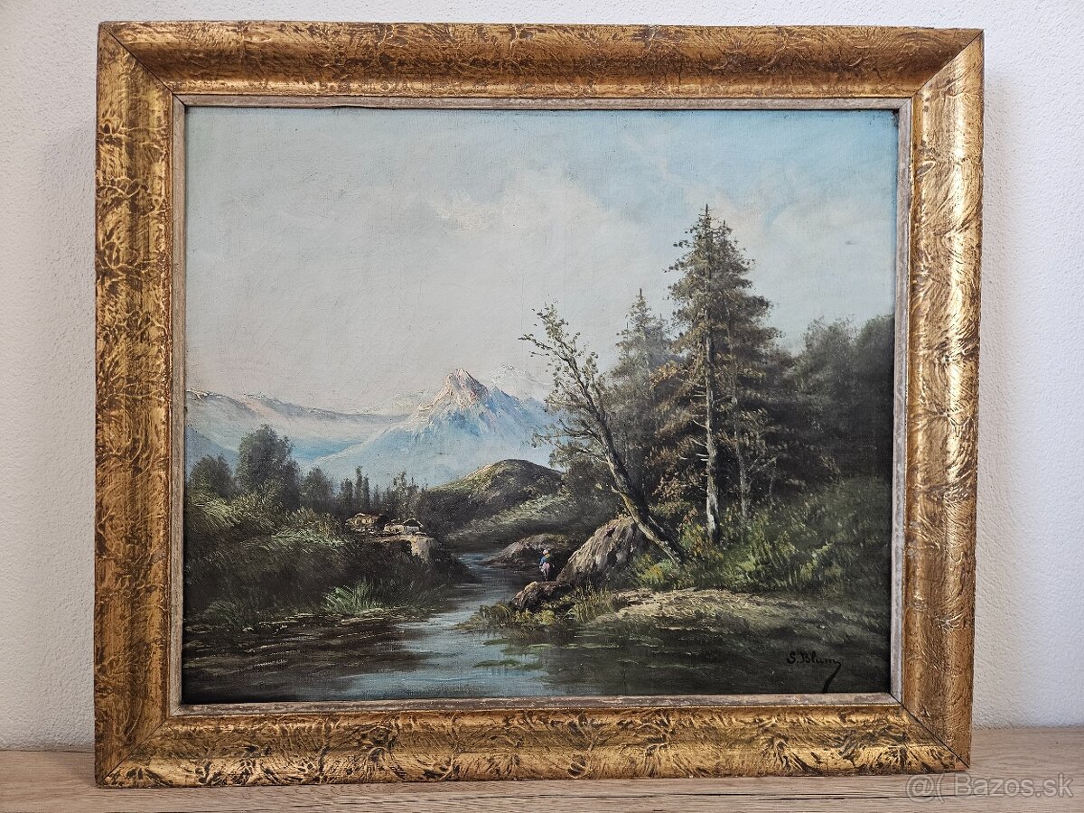 Obraz The nature of Alps