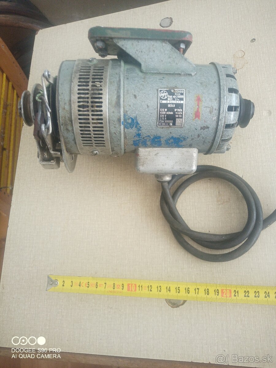 Elektromort na šijací stroj