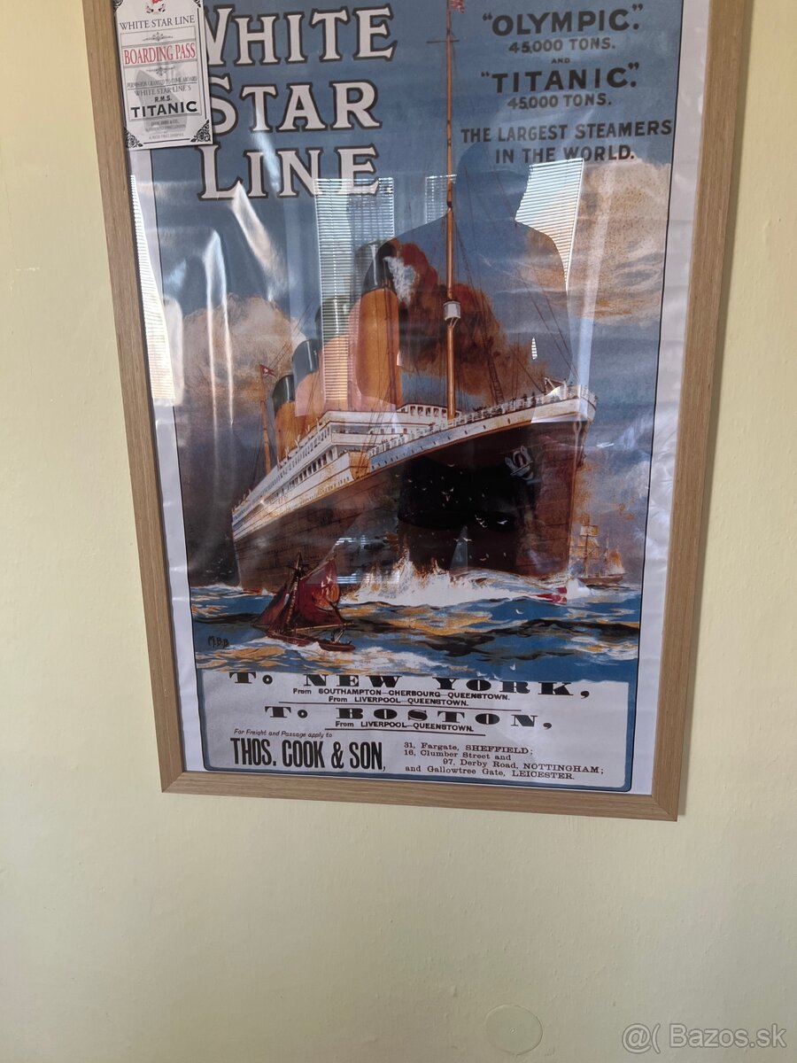 Predám veľký obraz Titanic