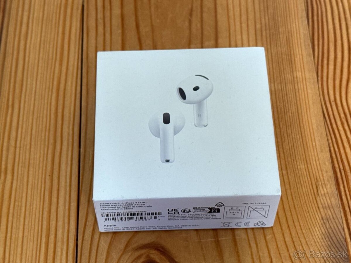 AirPods 4 ANC - nové, nerozbalené