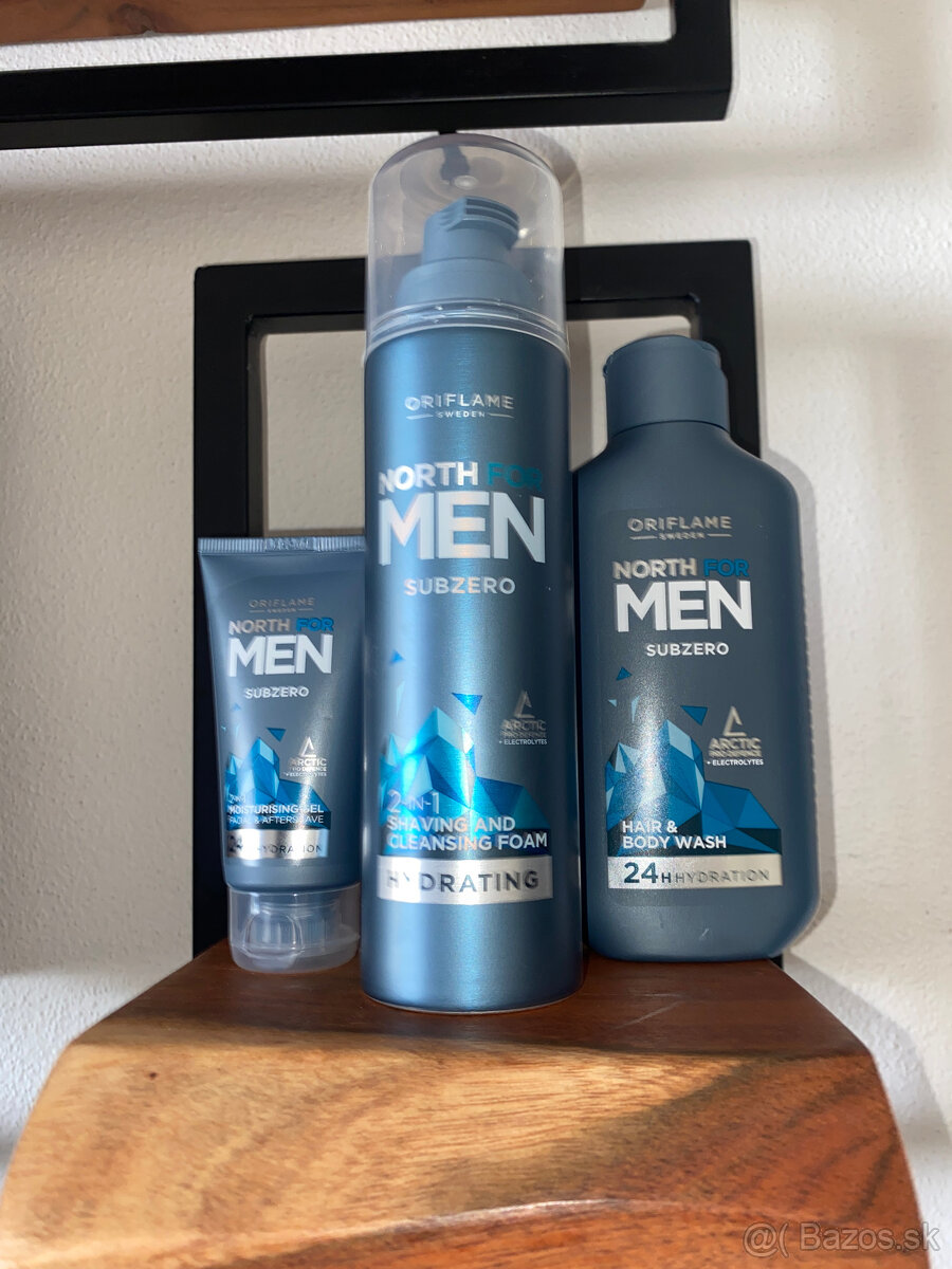 Oriflame - Set pansky North for Men Subzero-gel,pena,sampon