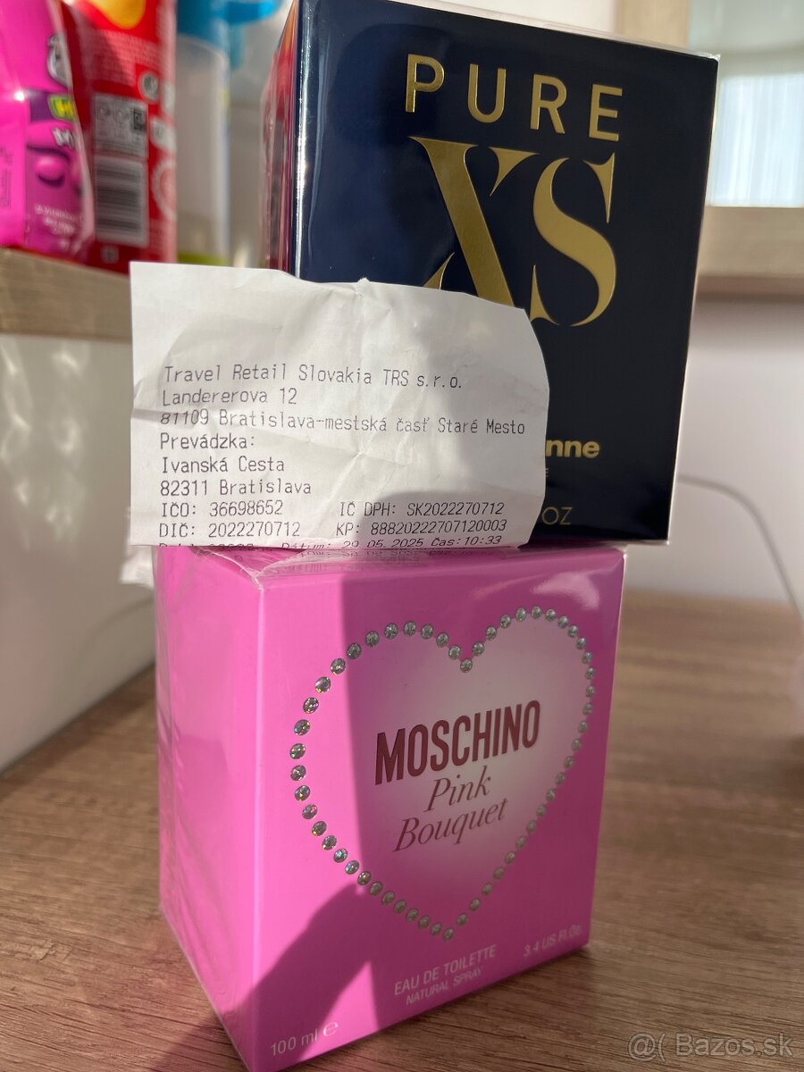 Predám moschino a paco rabanne