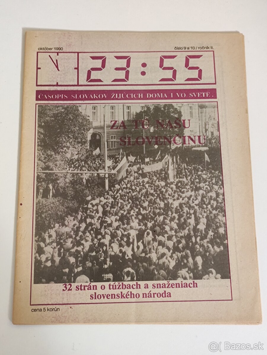 23:55 - časopis Slovákov žijúcich doma i vo svete