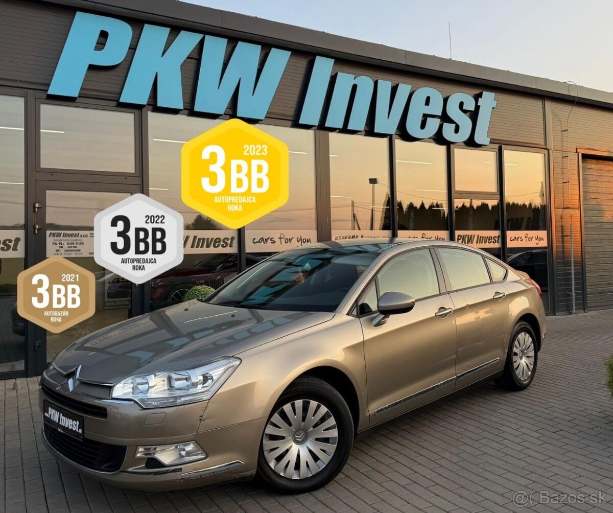 Citroën C5 2.0HDi 16V 1.MAJITEĽ kupované v SR
