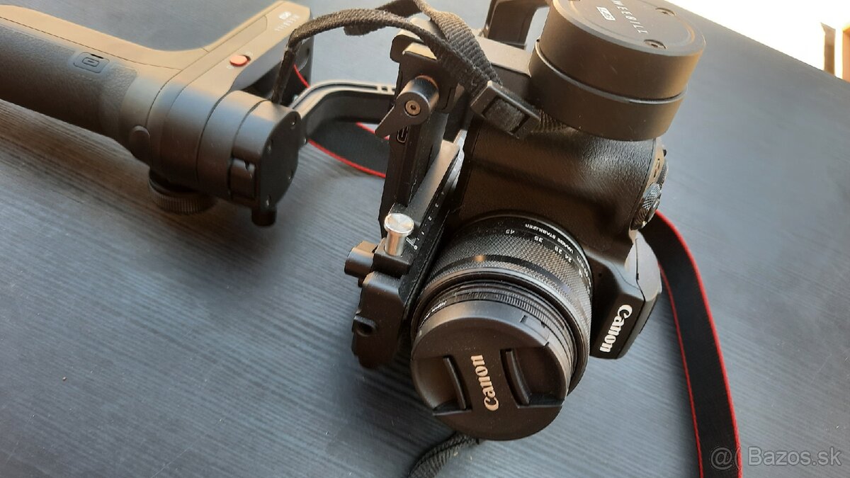 Nový Canon EOS M50 + stabilizátor Zhiyun Weebill-S + kufrík