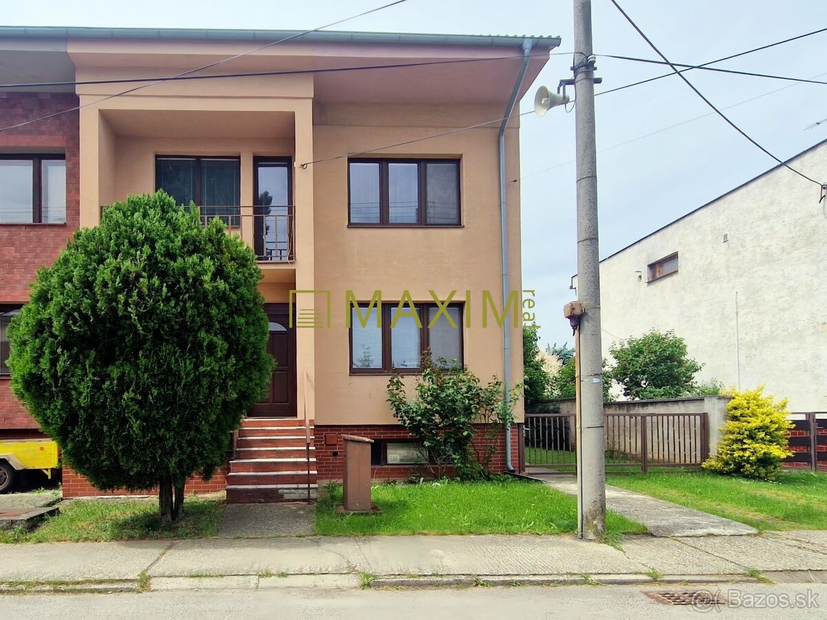Na predaj 4-izbový rodinný dom v tichej časti Budmeríc – ide