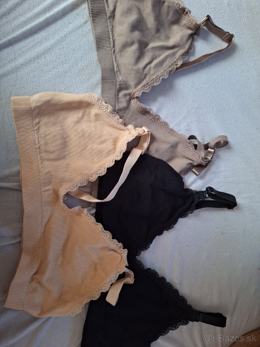 Podprsenky na kojenie L 3ks a prsné vlozky