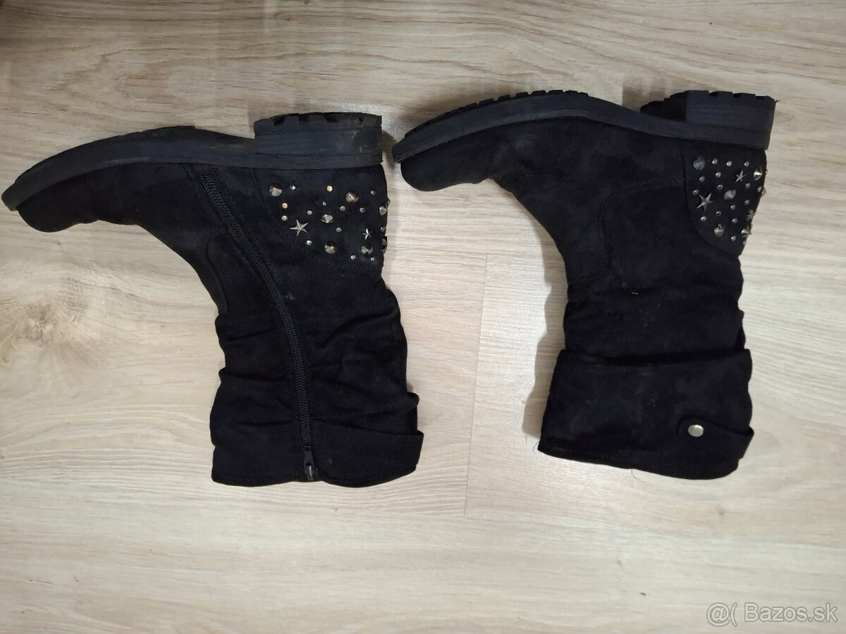 Zateplene zimné čižmy