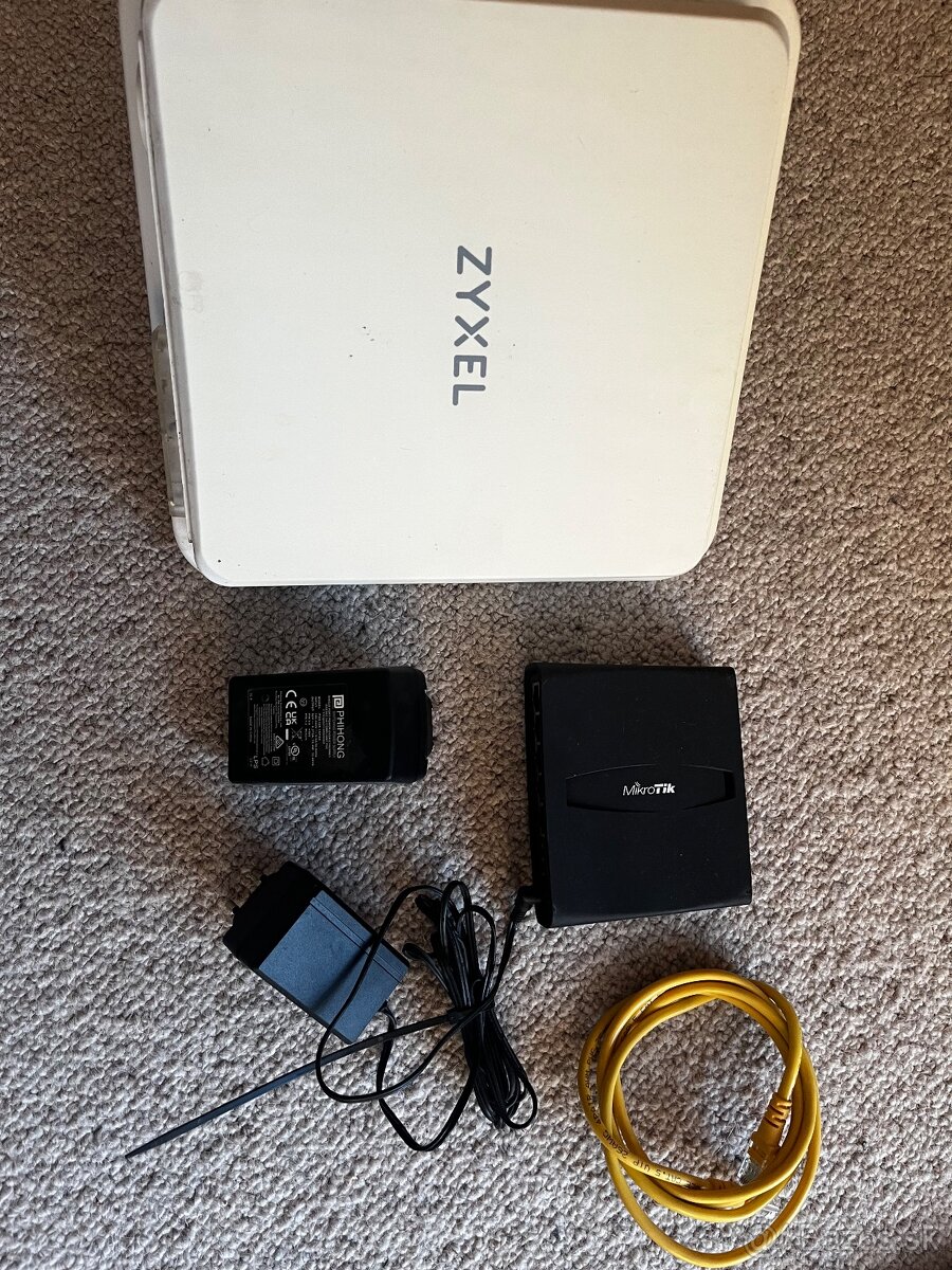 Predám outdoor WiFi zariadenie ZYXEL + Mikrotik – kompletná