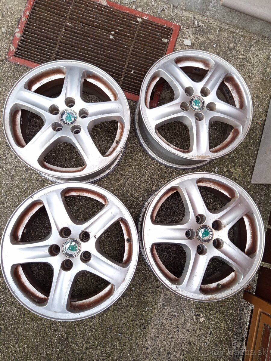 Predám disky Škoda,vw,Seat R15 5x100
