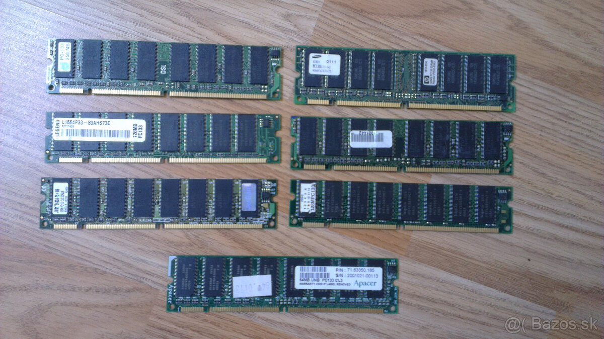 64MB, 128MB, 256MB SD-RAM