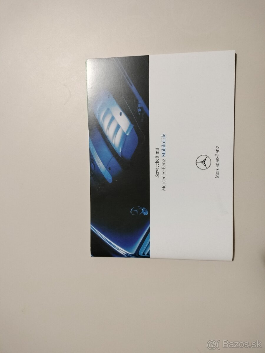 Mercedes servisná knižka