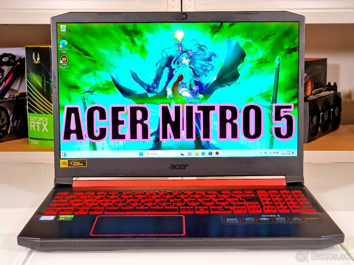 Herný notebook ACER NITRO | i7-9750H | 1660Ti 6GB | 16GB ram