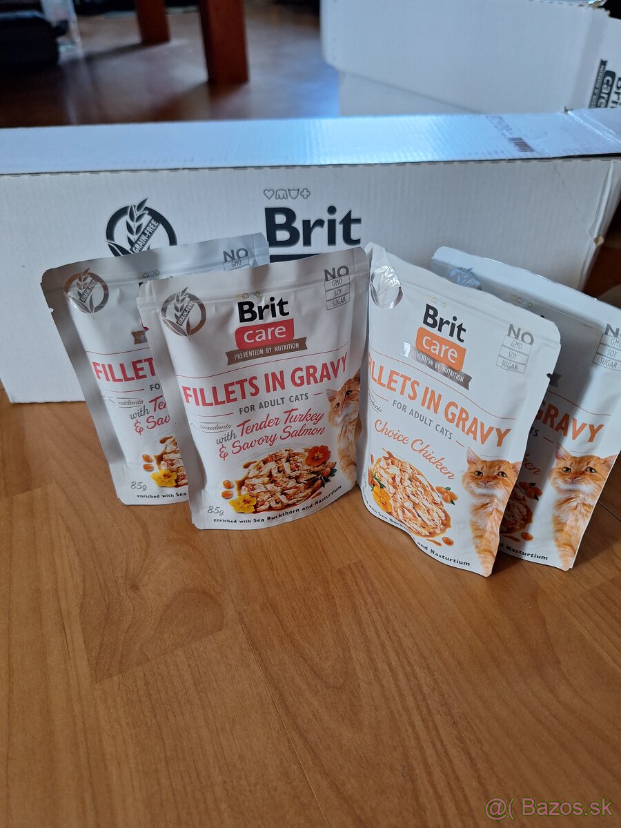Krmivo pre mačky - kapsičky BritCare