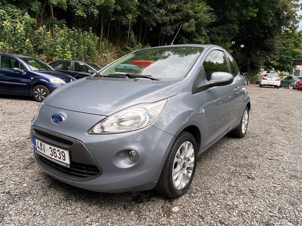 Ford Ka 1.2i 51kW klimatizace 2015 1.majitel STK 7/2027