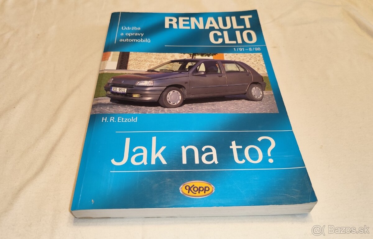 RENAULT Clio 1 - příručka na opravy a údržbu - manuál