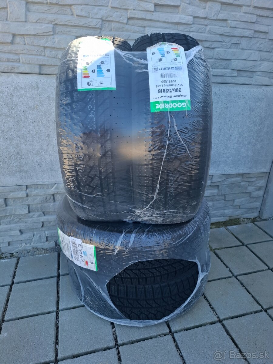 205/55 R16 ÚPLNE NOVÉ zimné pneumatiky