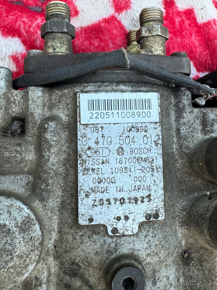 Vstrekovacie cerpadlo bosch na nissan almera 2,2di 81kw