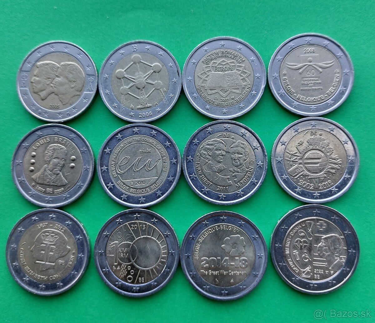 2euroBELG LUX MON CYP LOT