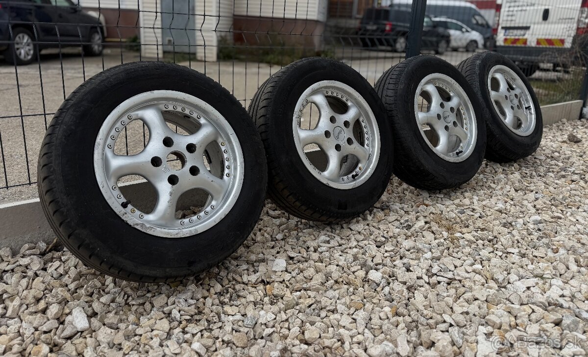 195/65 R15, 5x112 elektróny, ET35, 7J, letné pneu MICHELIN