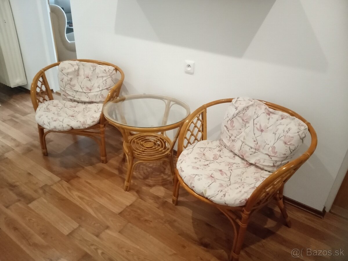 Predám ratanový nábytok