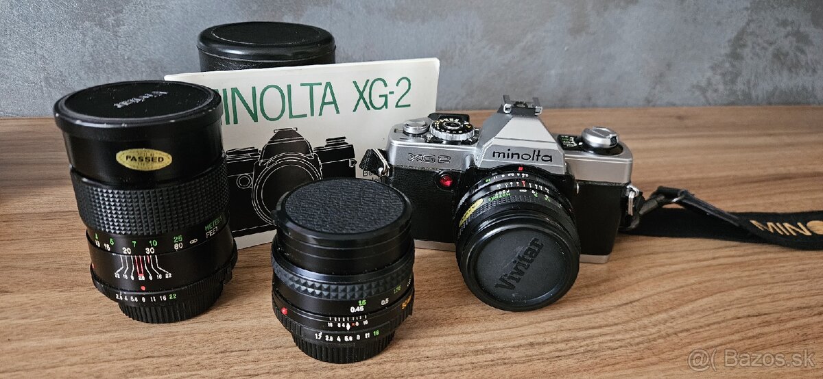 Analogovy fotoaparat Minlota XG-2