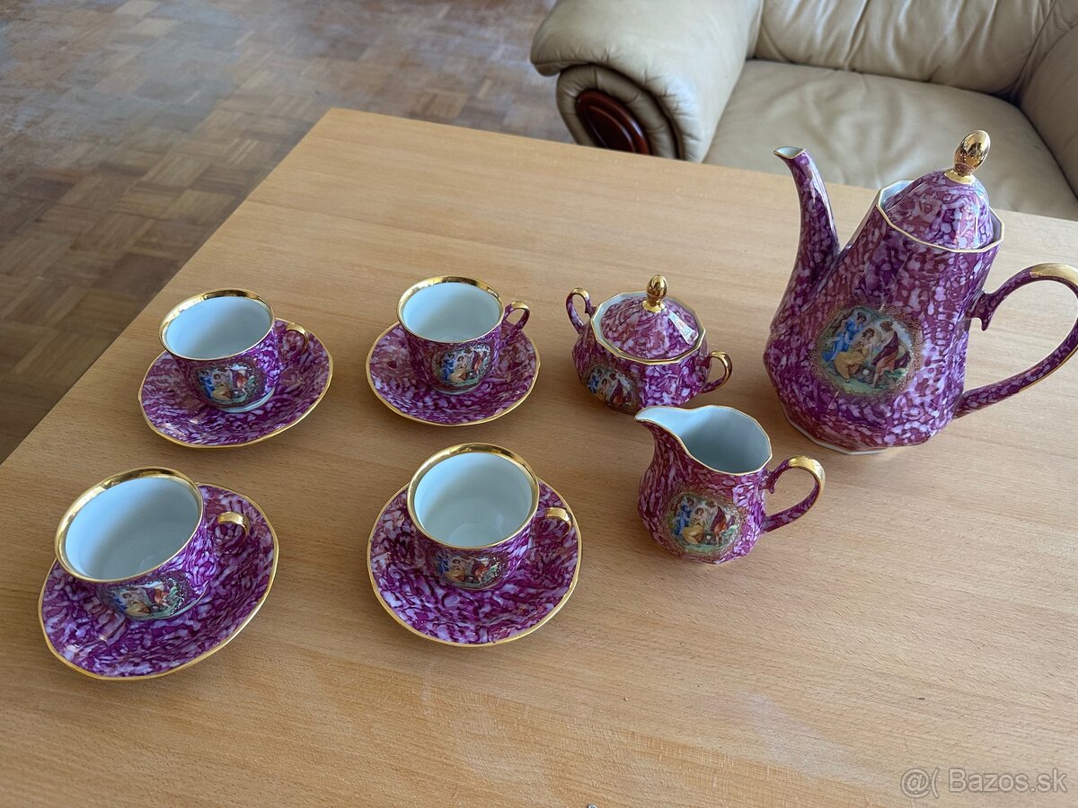 Porcelánový kávový servis EVRO – Made in Czechoslovakia