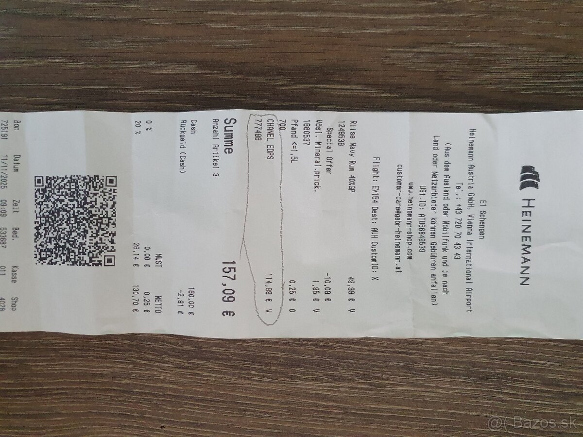 Dámsky parfém Chanel