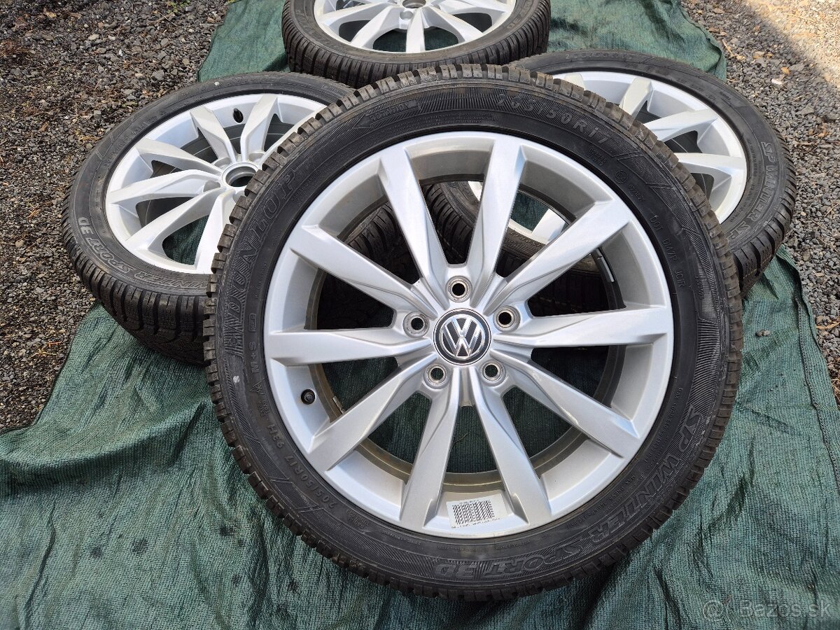 Nepoužitá Zimní kola Volkswagen Golf 7 R17 Dijon et48