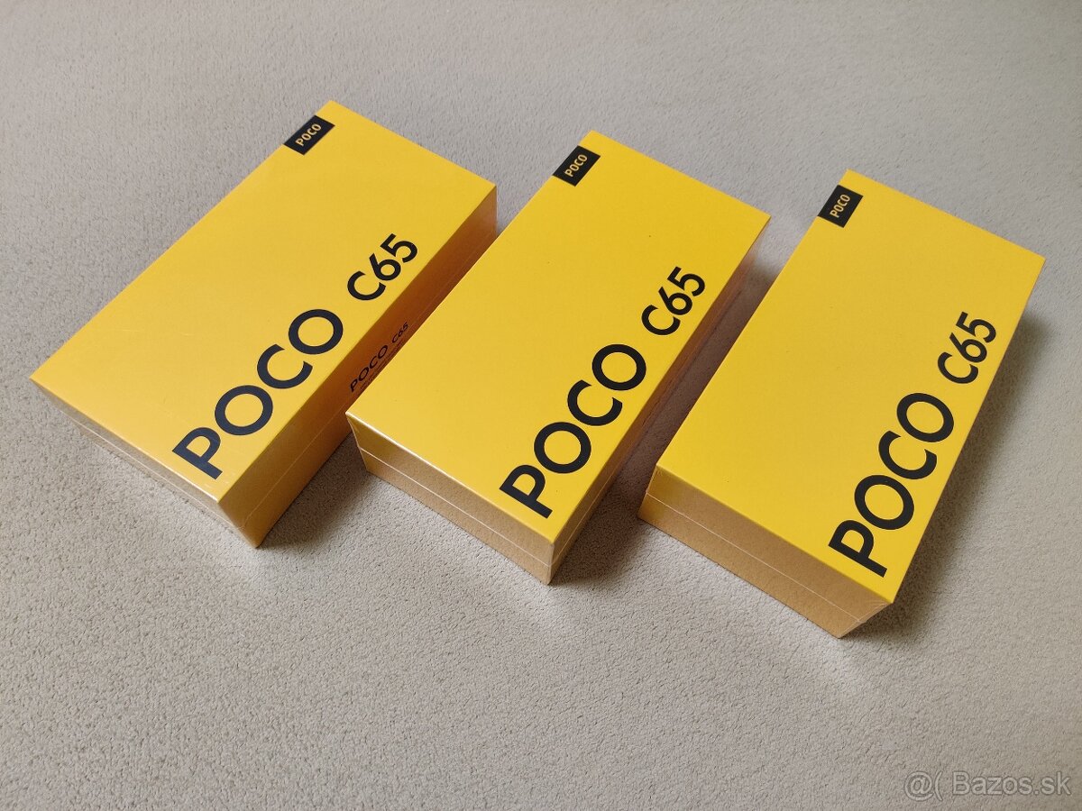 Xiaomi Poco C65. 6gb+2gb/128gb+micro SDHC. Modrá metalíza.