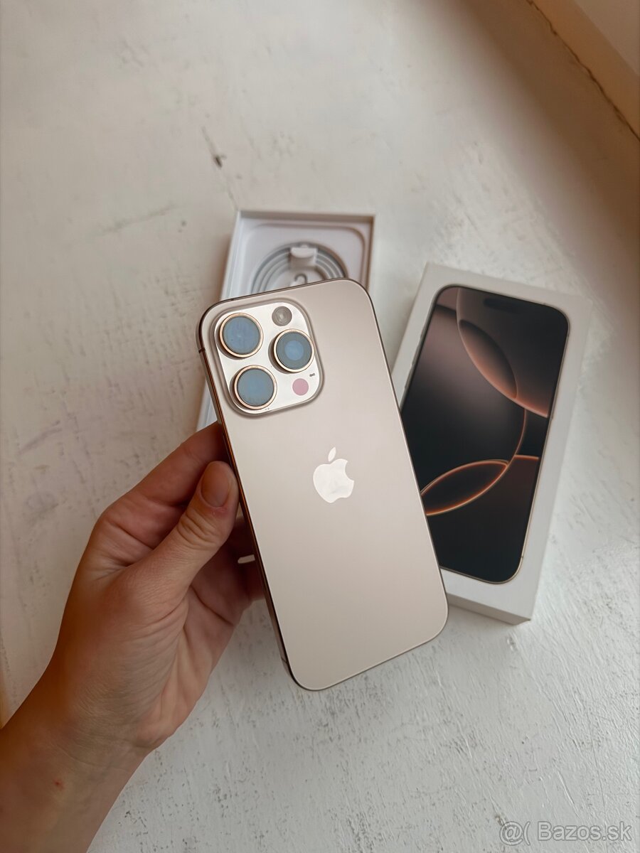 Apple iPhone 16 Pro, 256gb desert titanium