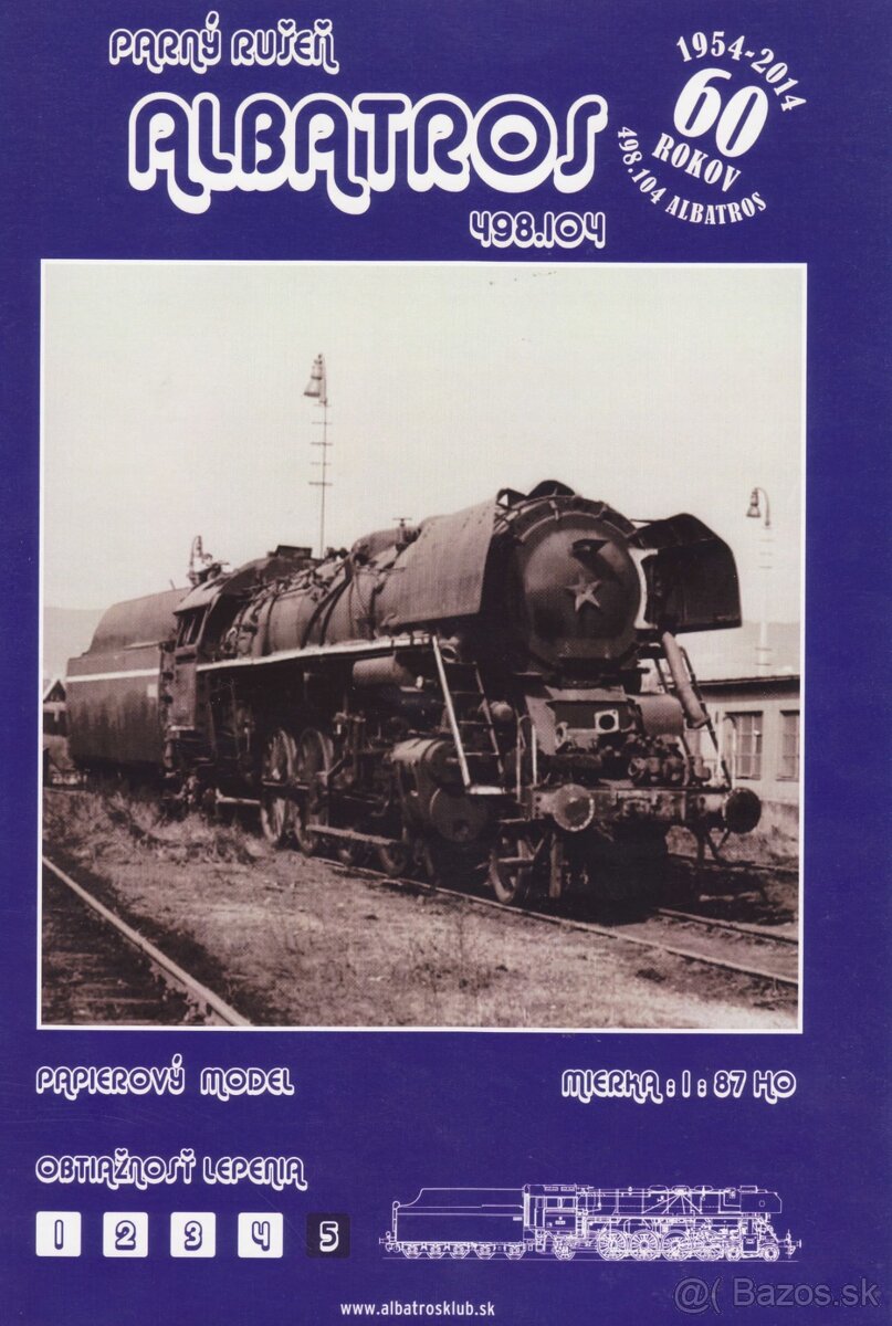 Parná lokomotíva Albatros.