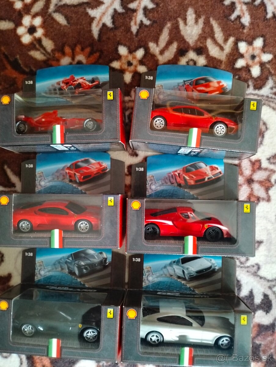Modely áut 1:38
