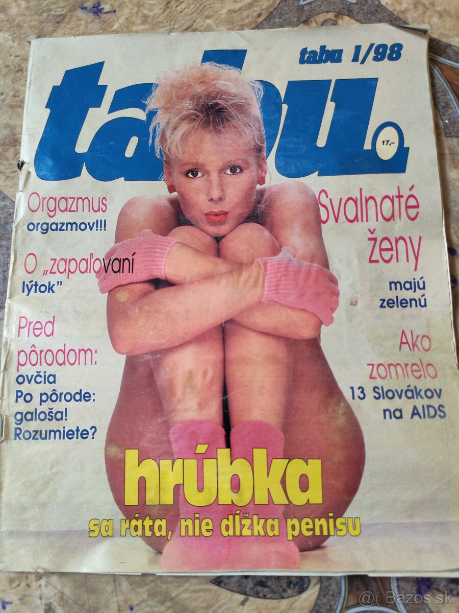 Predám retro časopis TABU 1/98