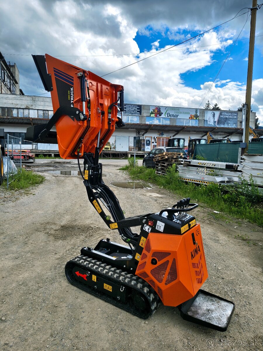 Predám minidumper s nosnosťou 600kg