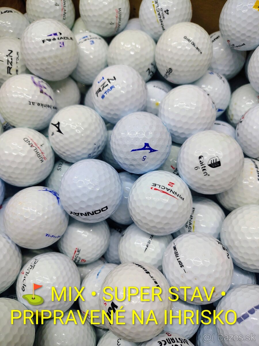 Golfové loptičky MIX 0,45€