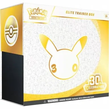Pokémon 30th výročie Elite Trainer Box ETB