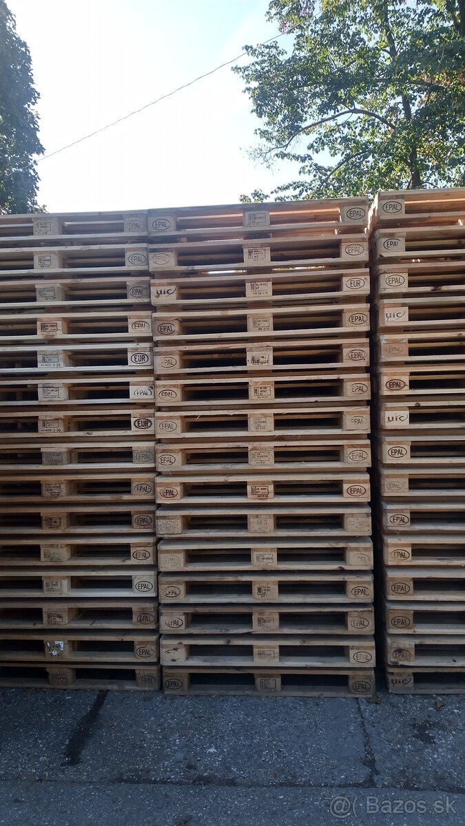 Europalety/ europaleta svetle 1400 kusov