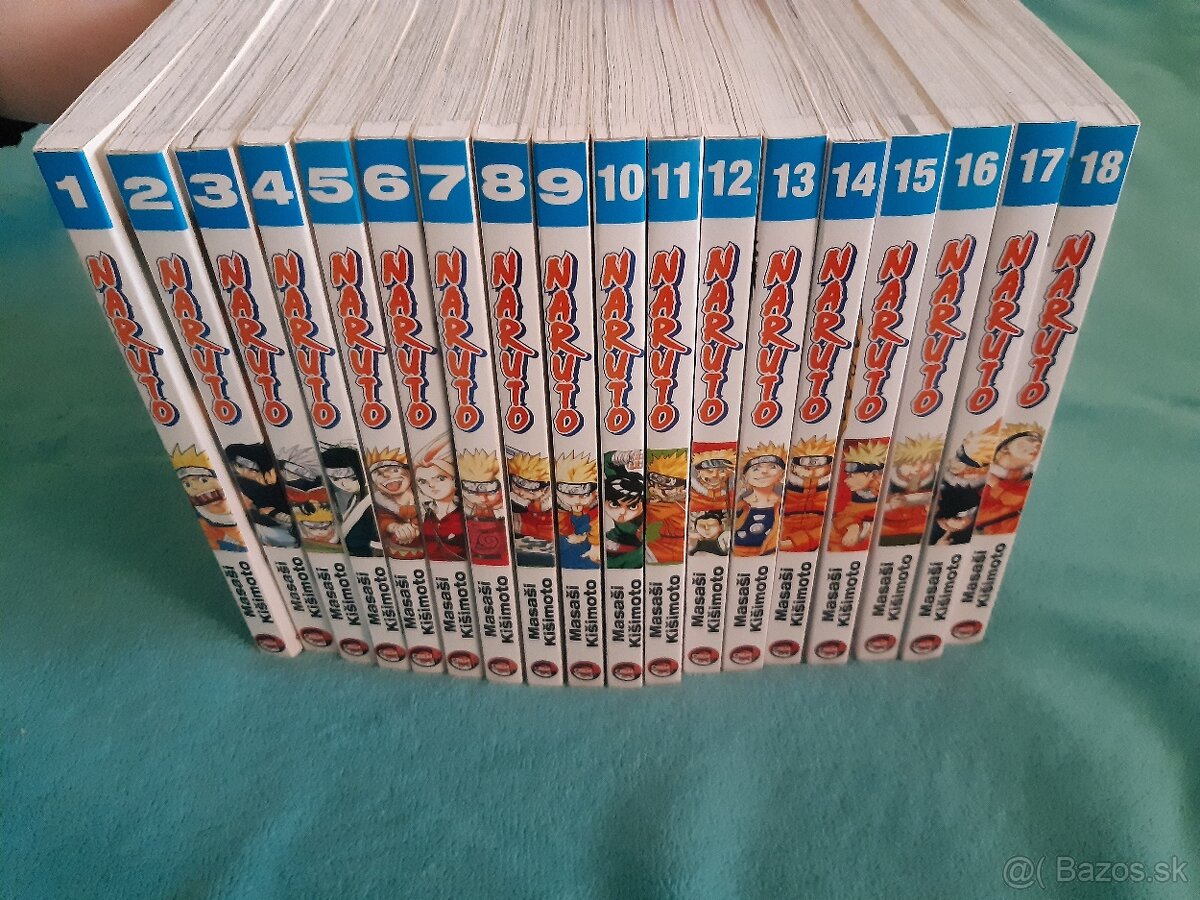 Naruto manga 1-18