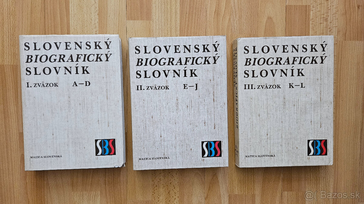 Slovenský biografický slovník, zv. I-III. a Informatorium